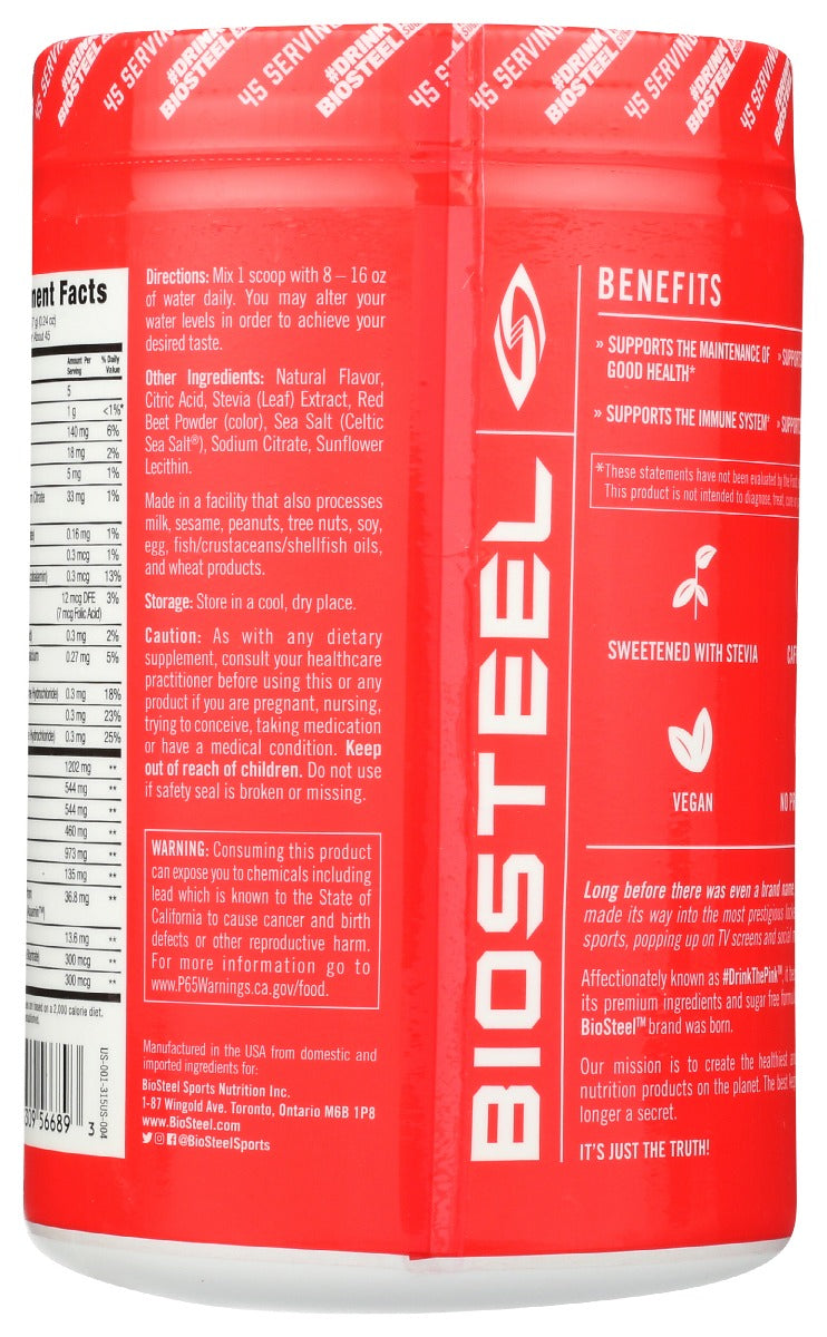 Biosteel: Hydration Mix Mixed Berry, 11 Oz