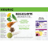 Bigelow: Refresh Turmeric Chili Matcha Tea Kcup, 10 Ea