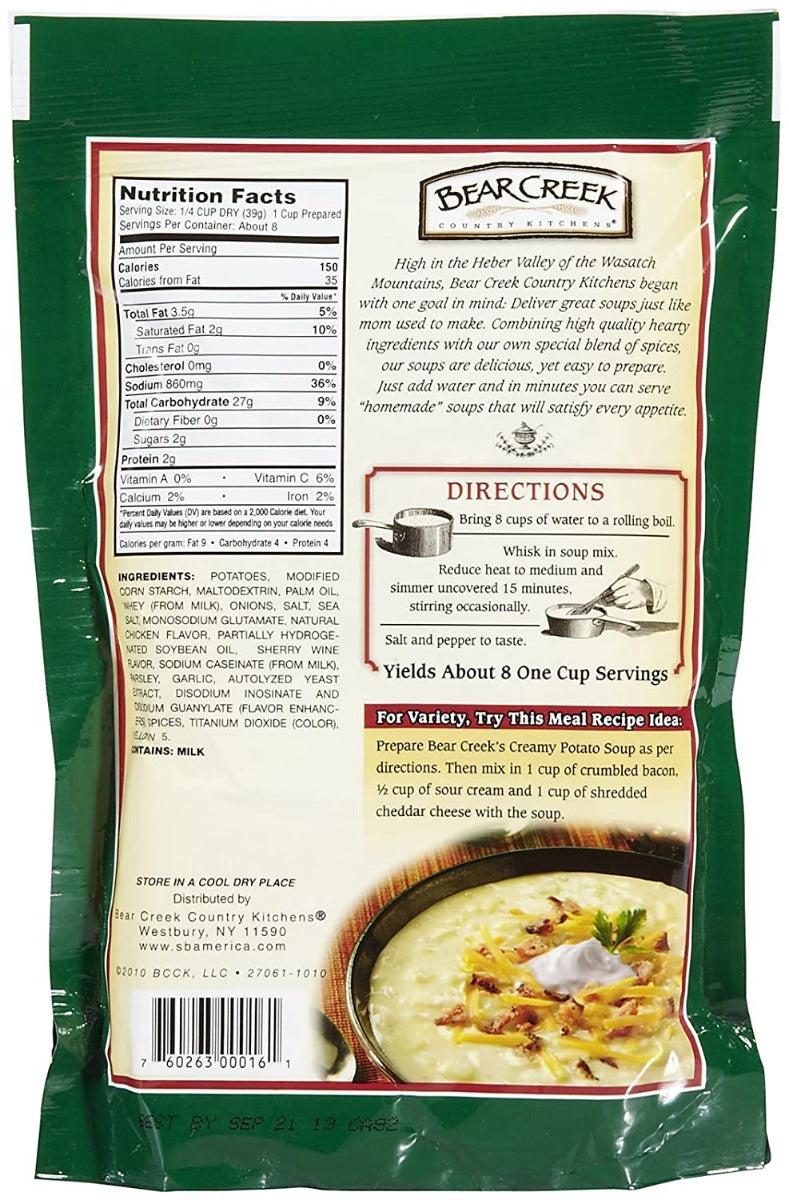 Bear Creek: Creamy Potato Soup Mix, 11 Oz