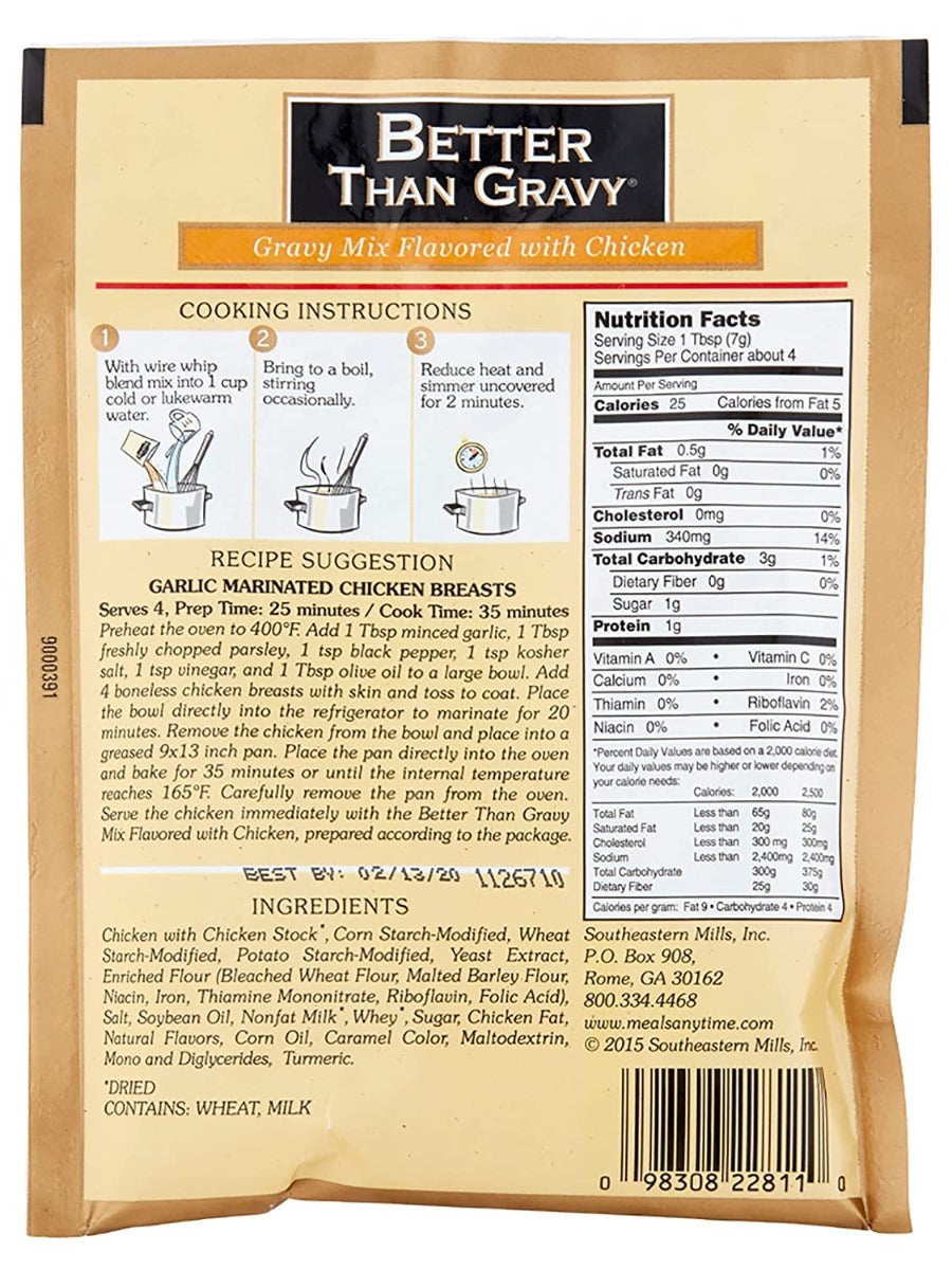 Better Than Gravy: Gravy Mix Chicken, 1 Oz