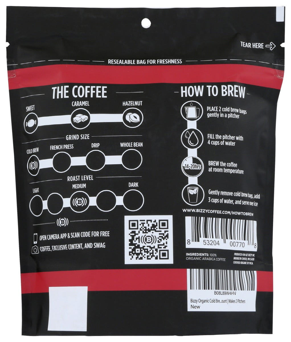 Bizzy Coffee: Smooth And Sweet Coffee, 8 Oz