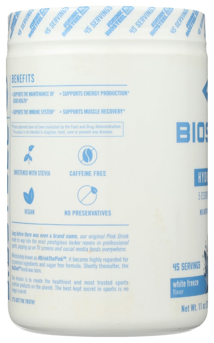 Biosteel: Hydration Mix White Freeze, 11 Oz