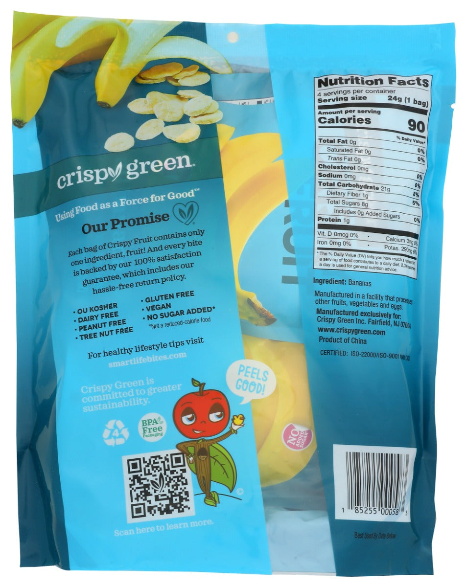 Crispy Green: Banana Crispy Fruit, 3.39 Oz