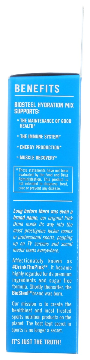 Biosteel: Hydration Mix Blue Raspberry, 7 Un