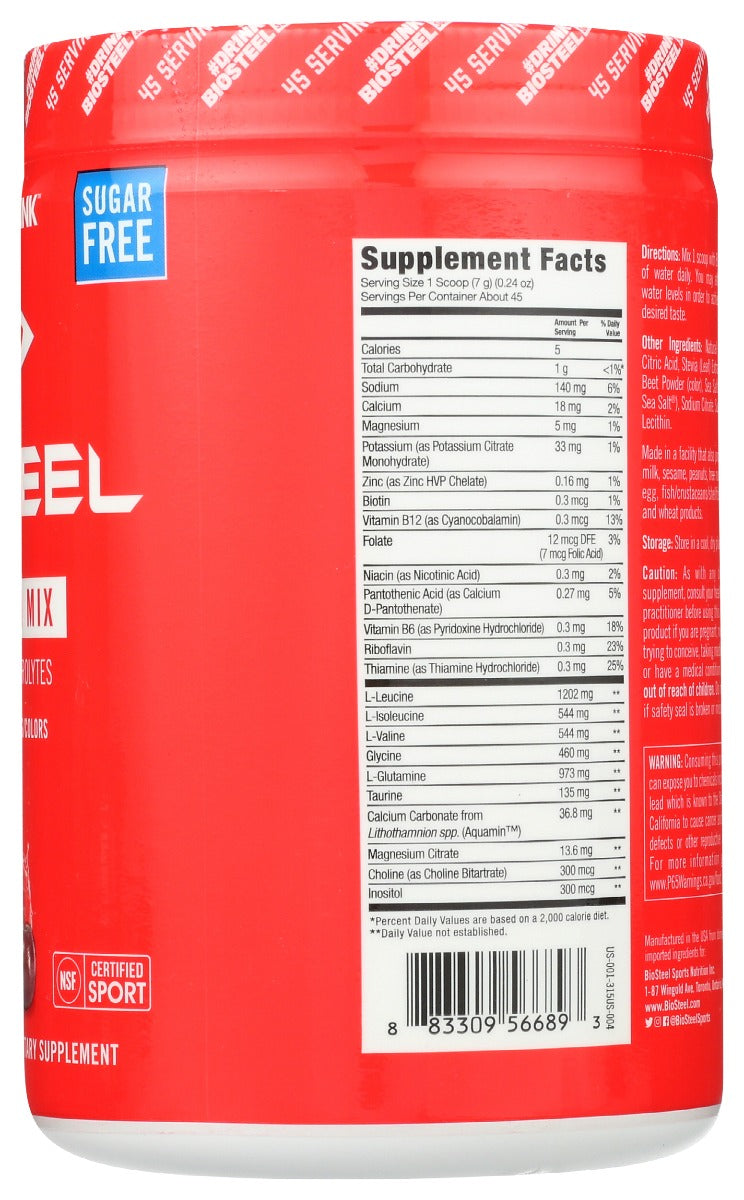 Biosteel: Hydration Mix Mixed Berry, 11 Oz