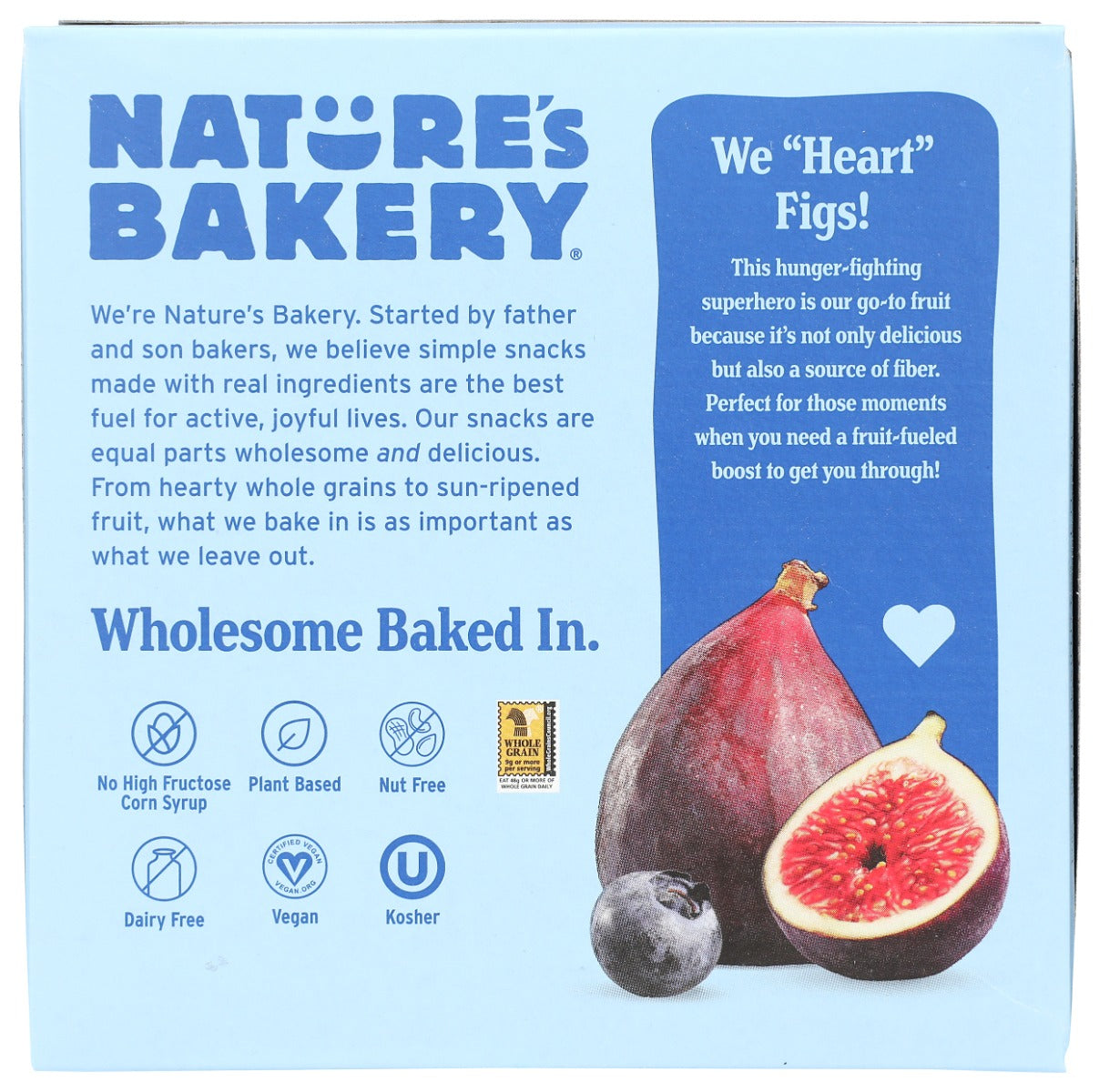 Natures Bakery: Whole Wheat Fig Bars Blueberry, 10 Oz