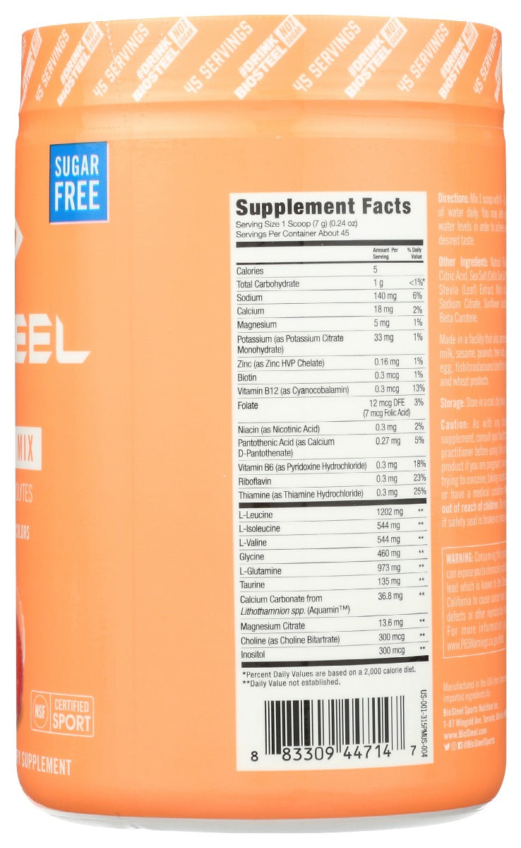 Biosteel: Hydration Mix Peach Mango, 11 Oz