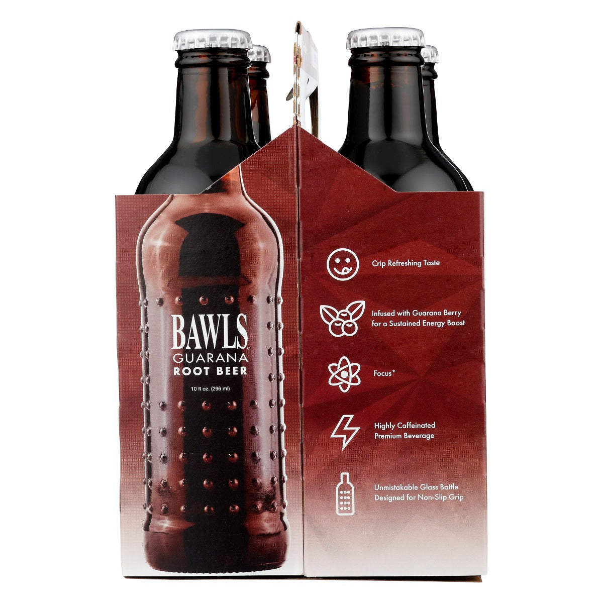 Bawls Guarana: Root Beer 4 Pack, 40 Oz