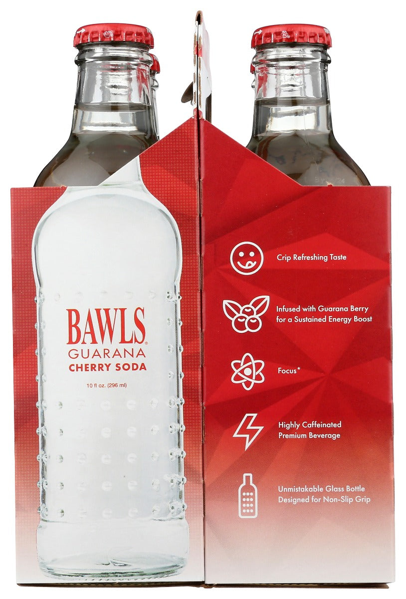 Bawls Guarana: Cherry 4 Pack, 40 Oz