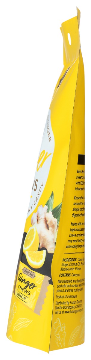 Balis Best: Zesty Lemon Ginger Chews, 5.08 Oz