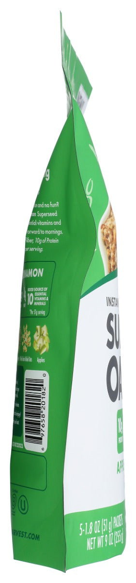 Manitoba Harvest: Superseed Oatmeal Apple And Cinnamon, 9 Oz