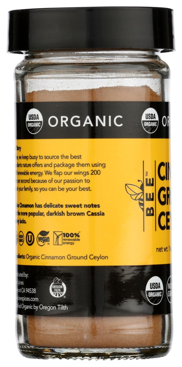 Beespices: Organic Cinnamon Ground Ceylon, 1 Oz