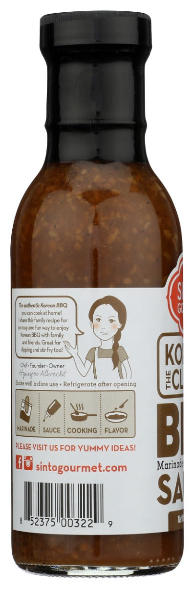 Sinto Gourmet: Korean Classic Bbq Sauce, 12 Fo