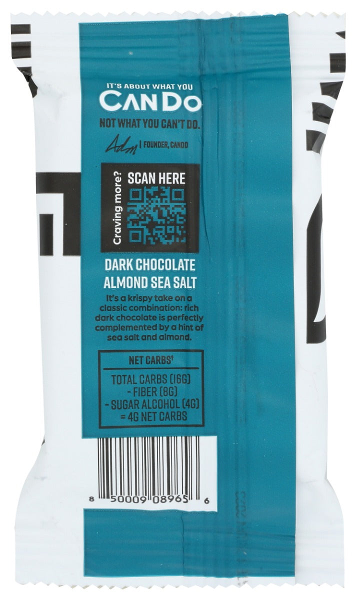 Cando: Dark Chocolate Almond Sea Salt Keto Krisp, 1.59 Oz