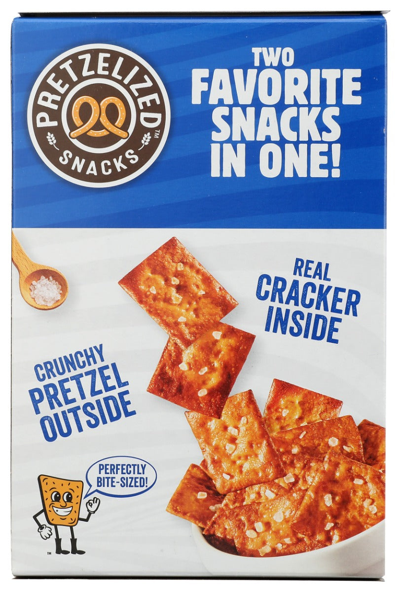 Pretzelized Snacks: Sea Salt Pretzel Crackers, 6.5 Oz