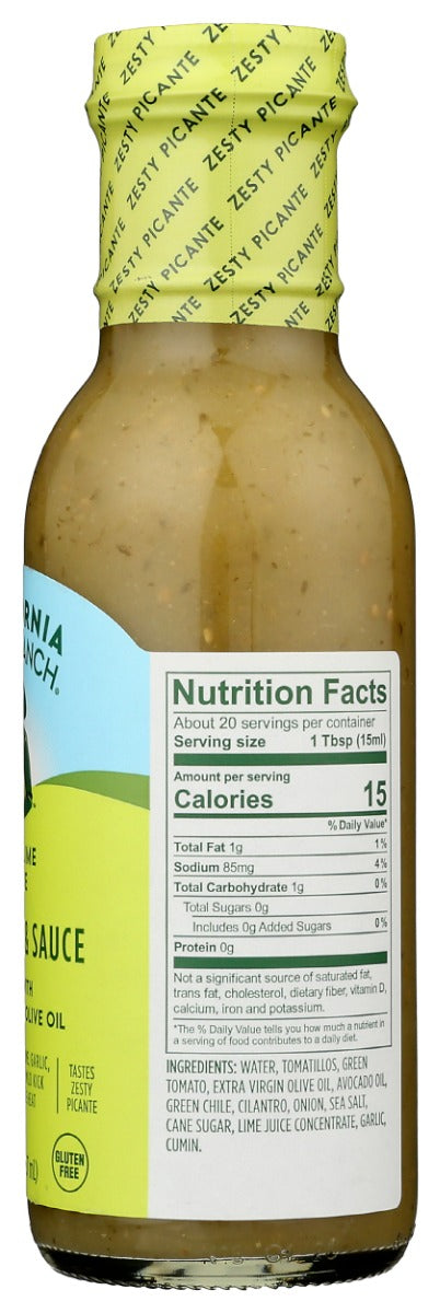 California Olive Ranch: Chili Lime Verde Marinade Sauce, 10 Fo