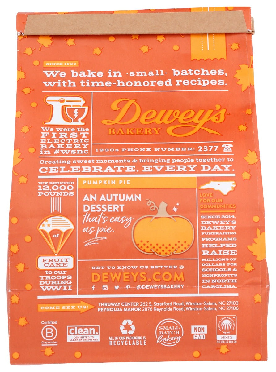 Deweys: Pumpkin Spice Soft Baked Cookies, 6 Oz