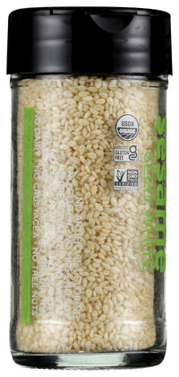 Spicely Organics: Organic Sesame Seed White Jar, 2 Oz