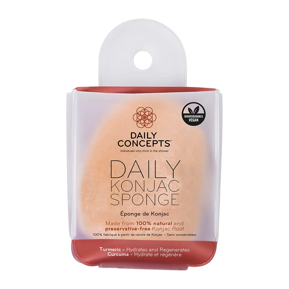 Daily Concepts: Konjac Sponge Turmeric, 0.7 Oz