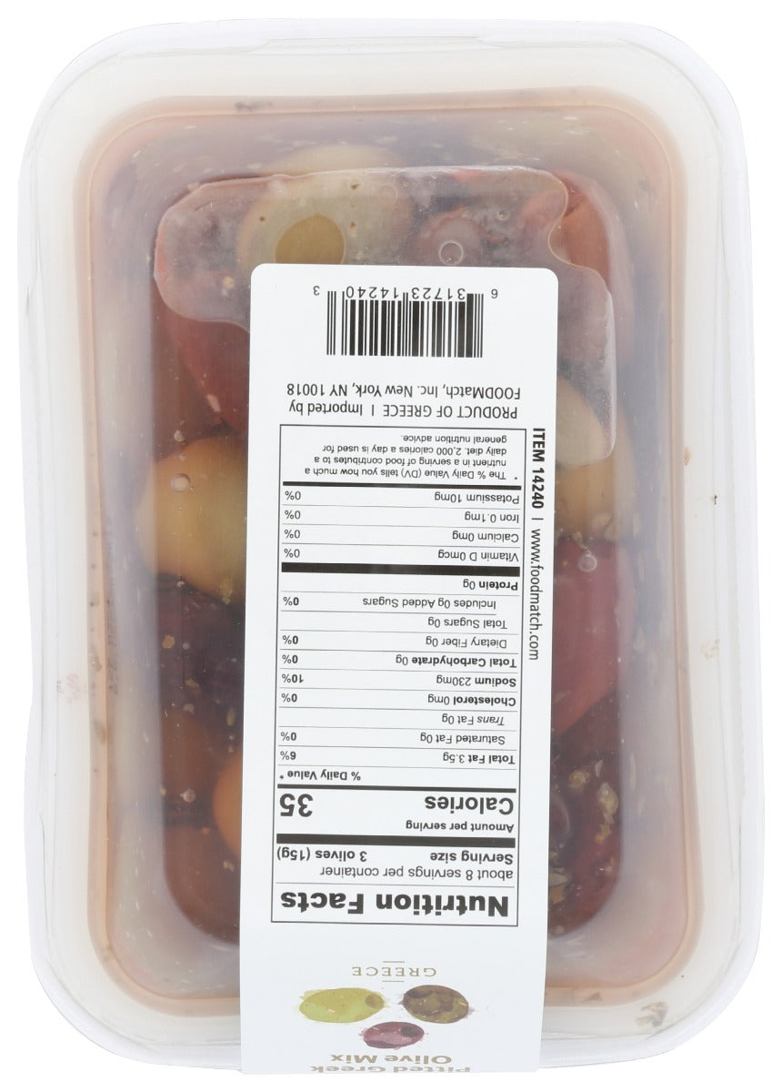 Divina: Pitted Greek Olive Mix, 4.2 Oz