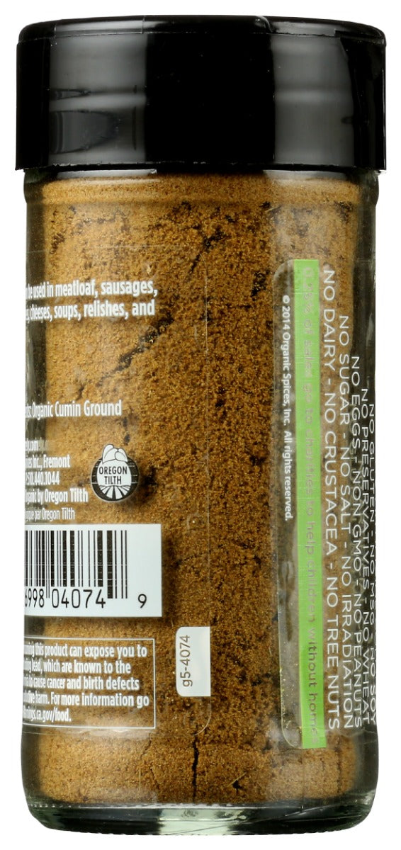 Spicely Organics: Organic Cumin Ground Jar, 1.7 Oz