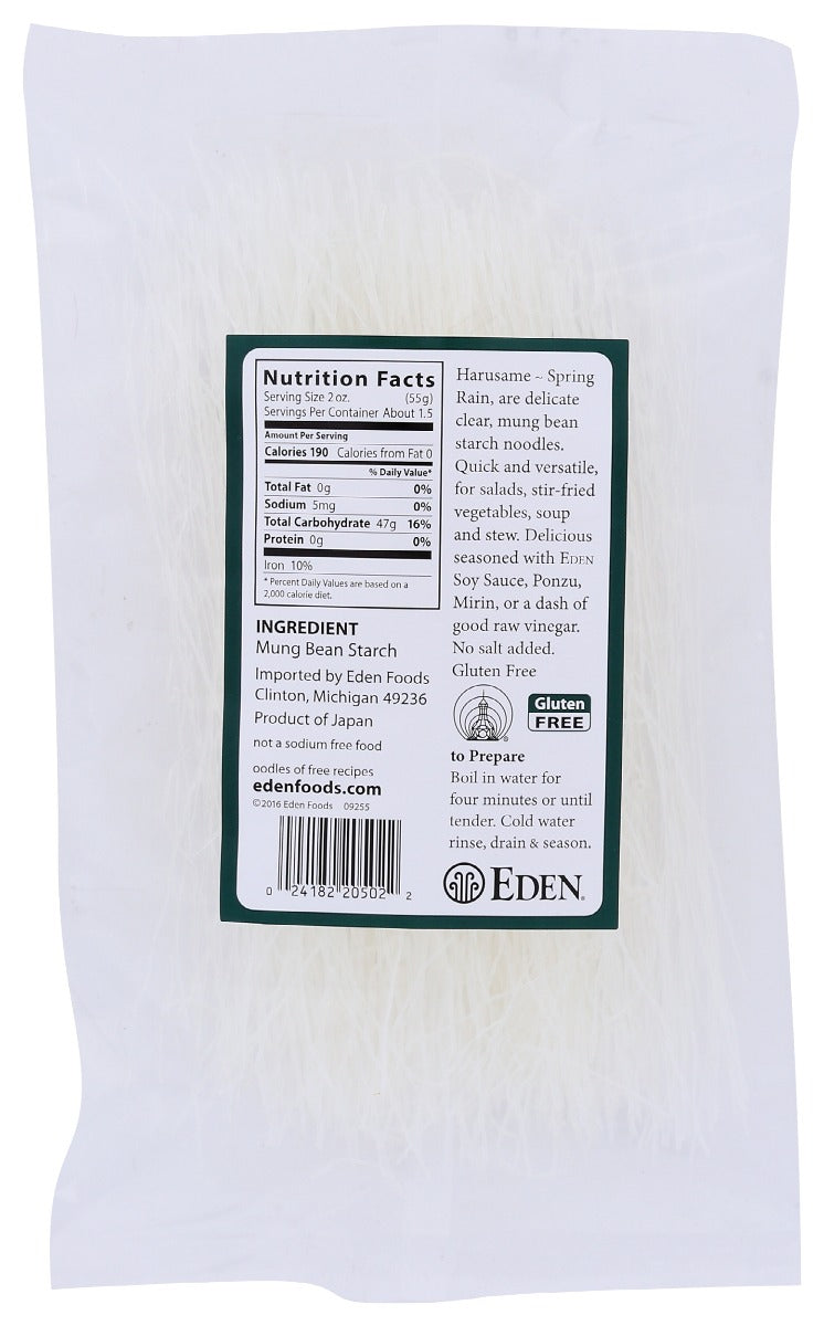 Eden Foods: Harusame Pasta, 2.4 Oz