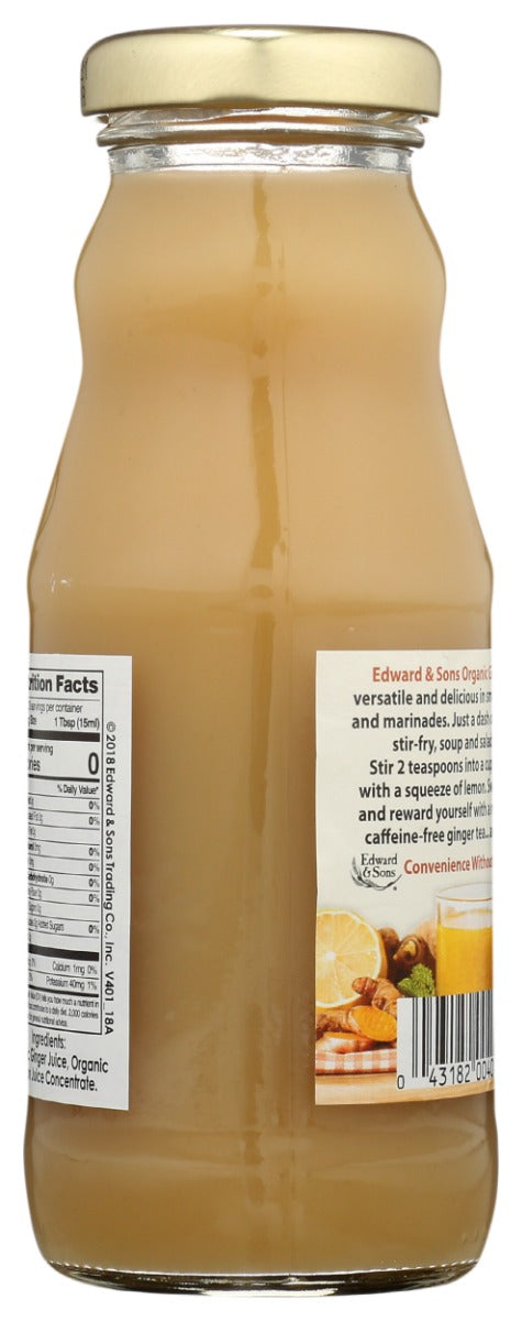 Edward & Sons: Organic Culinary Ginger Juice, 7 Fo