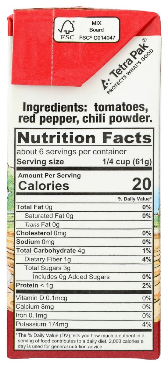 Pomi: Crushed Tomatoes With Chili Pepper, 13.8 Oz