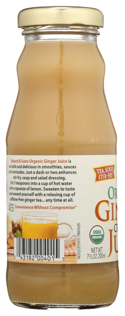 Edward & Sons: Organic Culinary Ginger Juice, 7 Fo