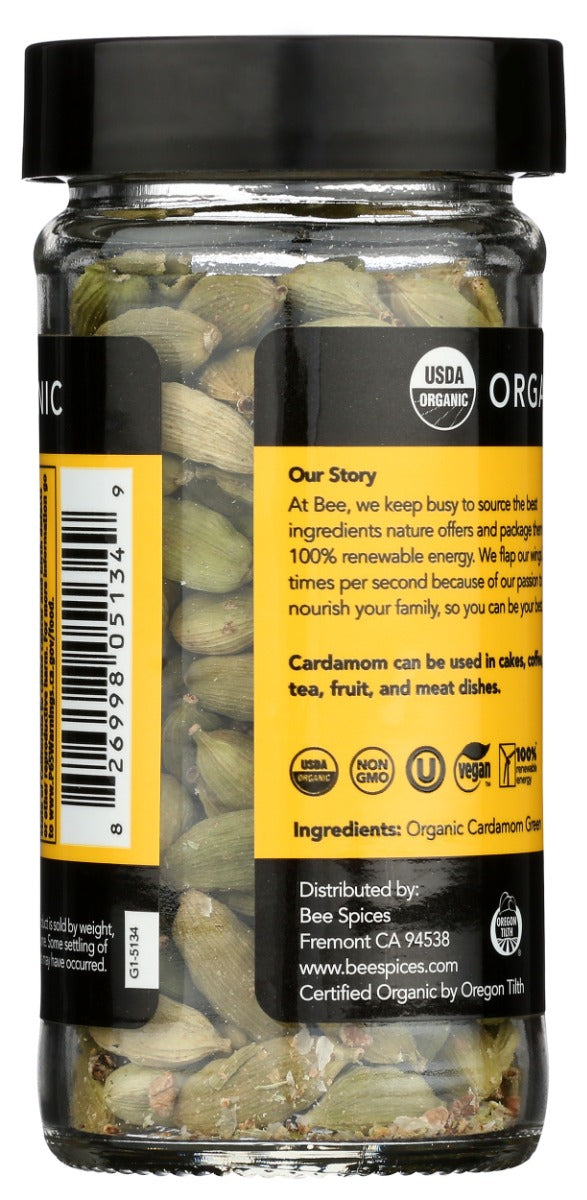 Beespices: Organic Cardamom Green, 1.2 Oz