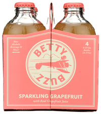 Betty Buzz: Sparkling Grapefruit Bottles 4Pk, 36 Fo