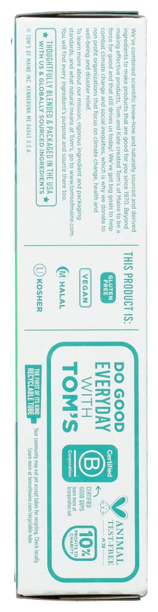 Toms Of Maine: Wicked Fresh Toothpaste Cool Peppermint, 4 Oz