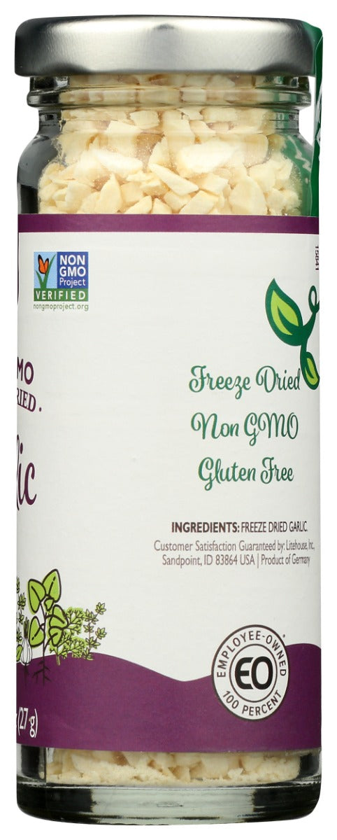 Green Garden: Non Gmo Garlic Freeze Dried Herbs, 0.95 Oz