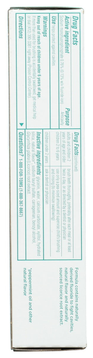 Toms Of Maine: Wicked Fresh Toothpaste Cool Peppermint, 4 Oz