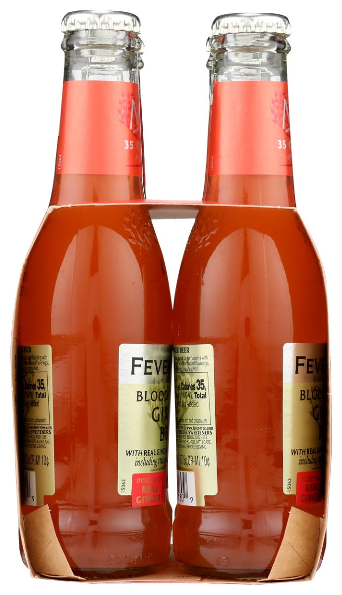 Fever Tree: Blood Orange Ginger Beer 4 Count, 27.2 Fo