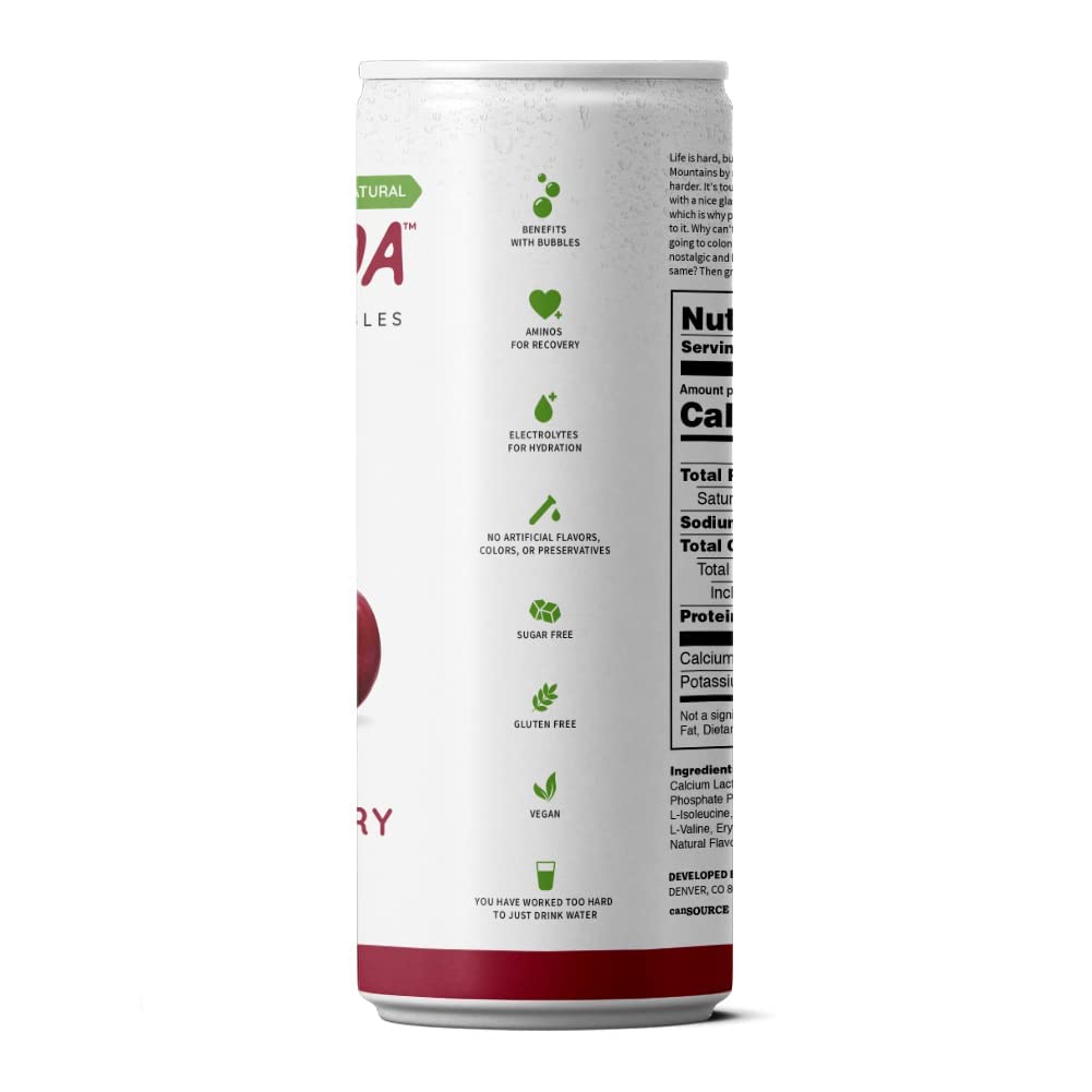 Fit Soda: Black Cherry Cola Soda, 12 Fo