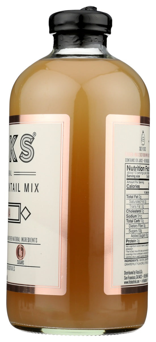 Ficks: Premium Paloma Cocktail Mix, 32 Fo