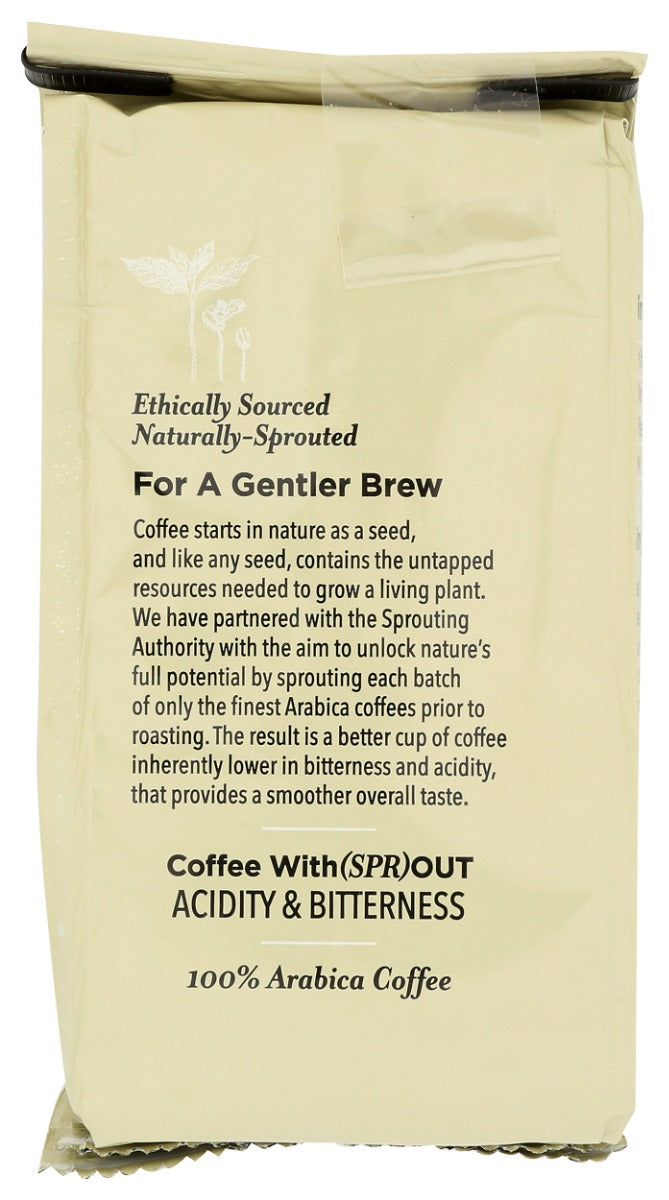 Java Trading: Sprouted French Roast Ground Coffee, 10 Oz