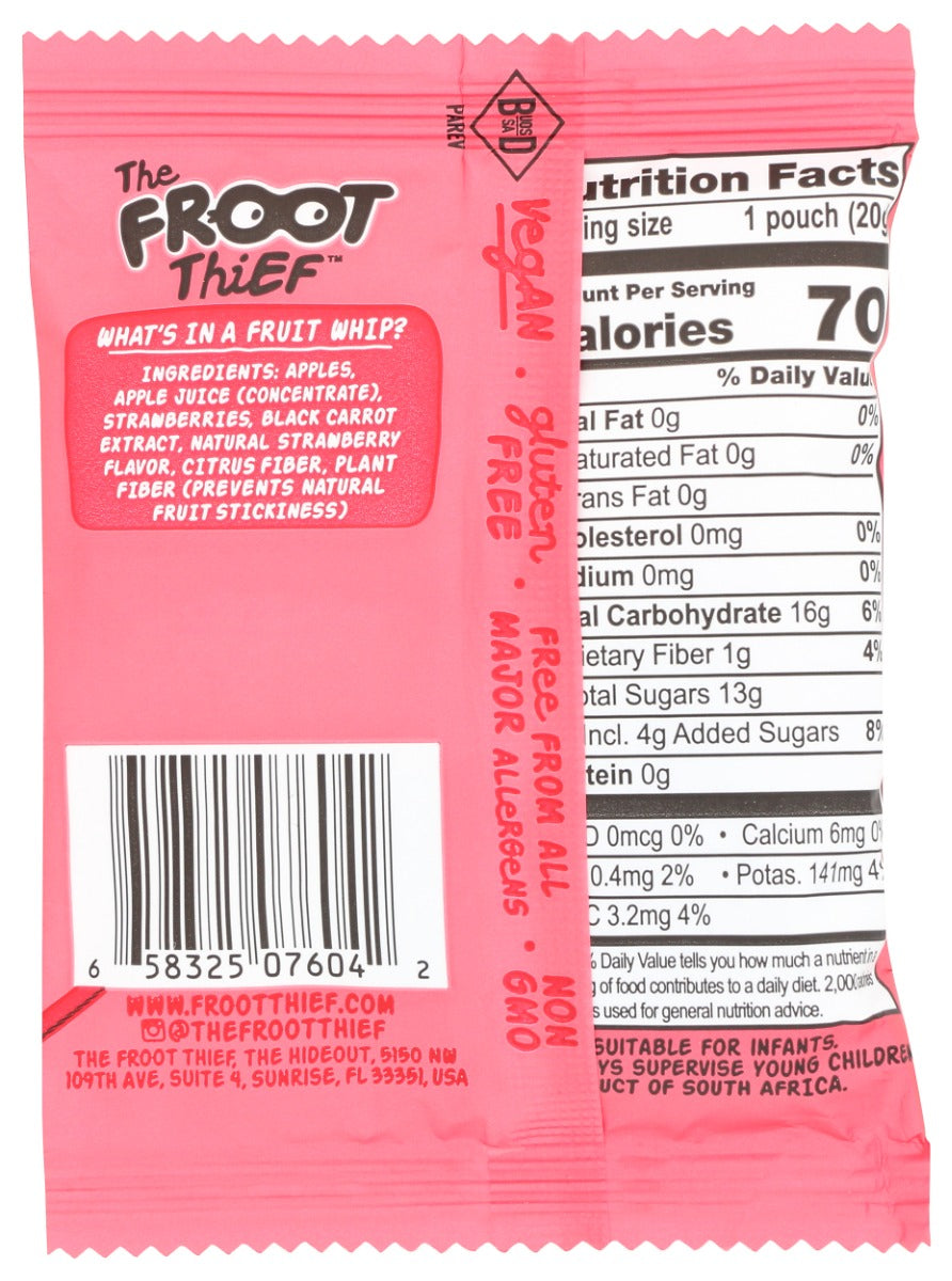 The Froot Thief: Strawberry Fruit Whip, 0.7 Oz