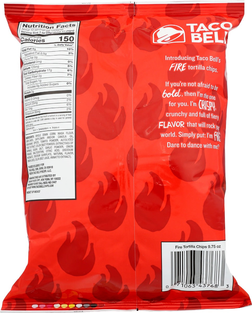 Taco Bell: Fire Tortilla Chips, 9.75 Oz