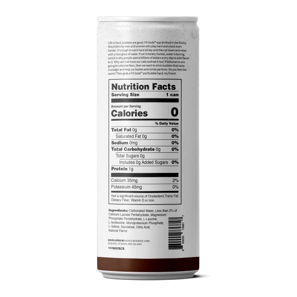 Fit Soda: Root Beer Vanilla Float Soda, 12 Fo