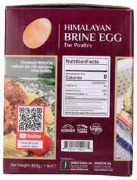 Saltean Chef Secret: Himalayan Rock Salt Brine Egg For Poultry, 1 Lb