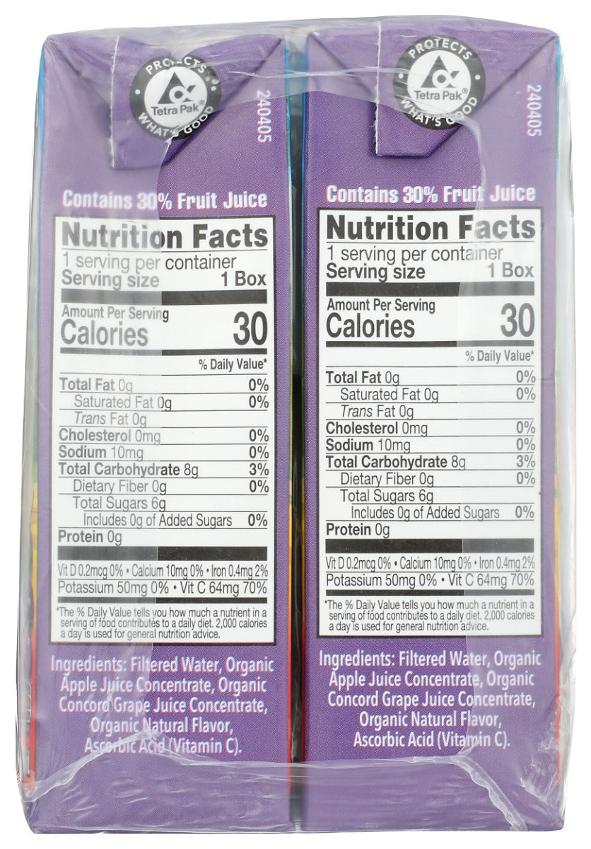 Lakewood: Littles Organic Apple Grape Juice Boxes 8Ct, 54 Fo