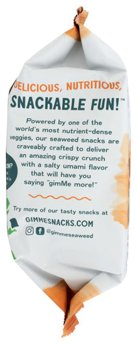 Gimme: White Cheddar Seaweed Snacks, 0.35 Oz