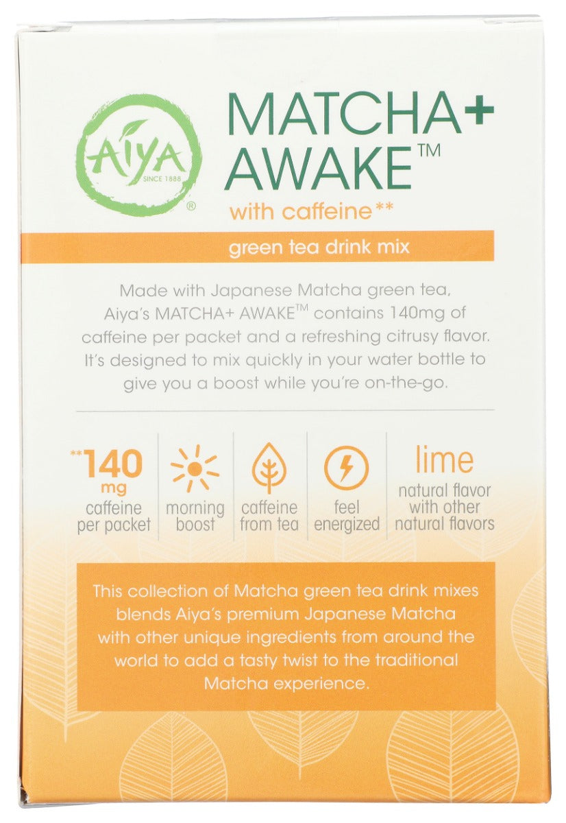 Aiya: Matcha Plus Awake Tea, 1.21 Oz