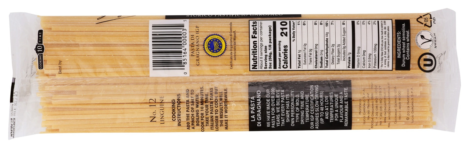 Garofalo: N 12 Linguine Pasta, 1 Lb