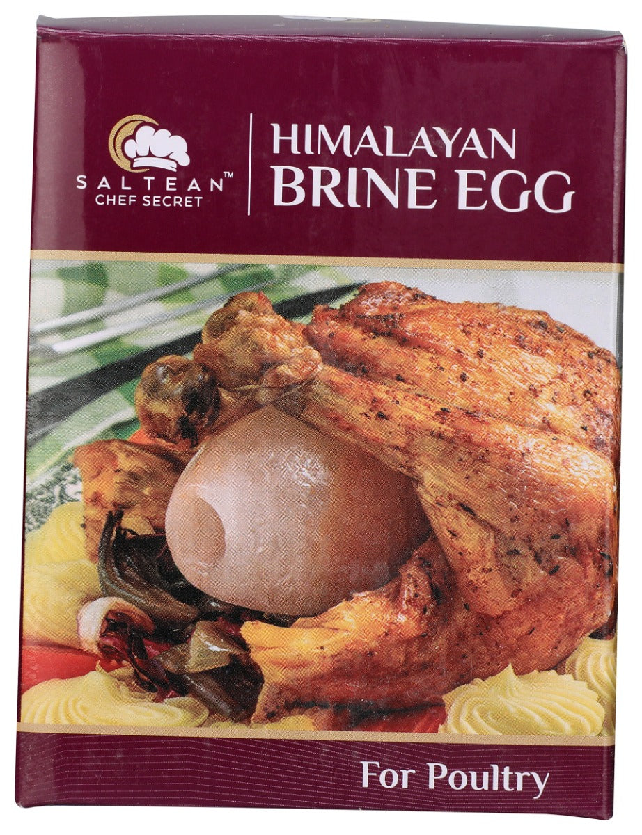 Saltean Chef Secret: Himalayan Rock Salt Brine Egg For Poultry, 1 Lb