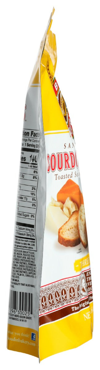 Boudin Sourdough: Three Cheese Sourdough Crisps, 6 Oz