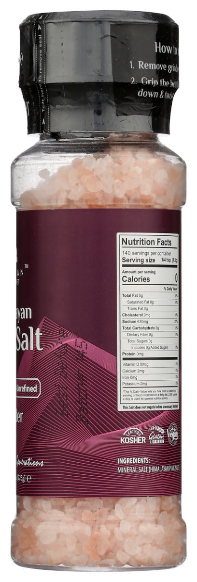 Saltean Chef Secret: Himalayan Salt Pet Grinder, 7.93 Oz