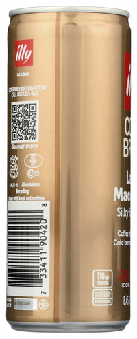 Illycaffe: Cold Brew Latte Macchiato Rtd, 8.45 Fo